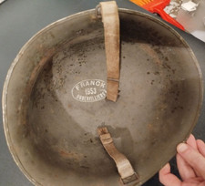 French Helmet Model F1 TTA Otan HR 1951  Franck Aubervilliers 1953