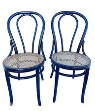 ❤️ 2 SEDIE LEGNO MASSELLO PAGLIA DI VIENNA THONET N 18 PRIMI NOVECENTO PERFETTA