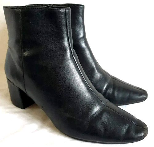 Stivaletti neri in - stivaletti, pelle