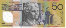 2001 AUSTRALIA Banconota - 50 DOLLARI AUSTRALIANI