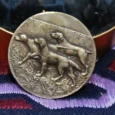 OLD DISTINTIVI PIASTRA CANE DA CACCIA SETTER POINTER BRACCO