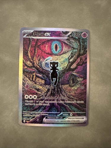 Carta mew pokemon - ex,