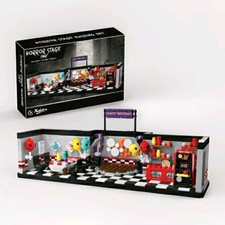 Xalvitra FNAF Horror Stage Halloween Pizzeria Costruzione FNAF Fan Block Set