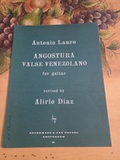 Rarissimo spartito Antonio Lauro Angostura per chitarra classica