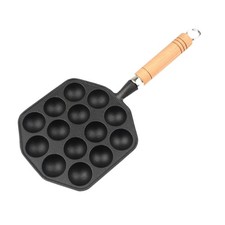 Takoyaki Grill Pan Teglia da forno Multiuso Portatile Facile da pulire Piastra