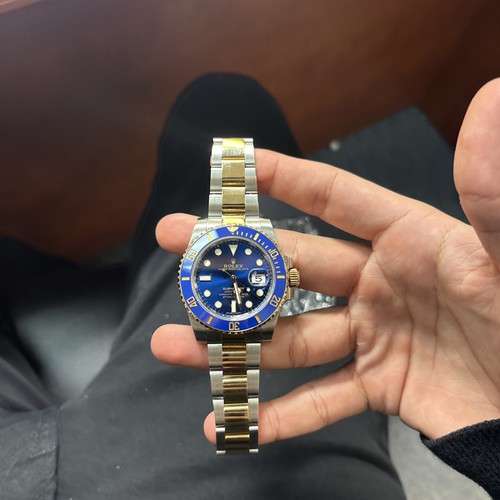Rolex submariner two tone - rolex,