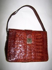 BORSA L LARA'S VERO COCCODRILLO 100% ORIGINAL CROCODILE BAG MADE IN ITALY