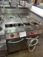 *FRIGGITRICE "OFFCAR"*s90GAS (metano)2 vasche Litri: 25+25