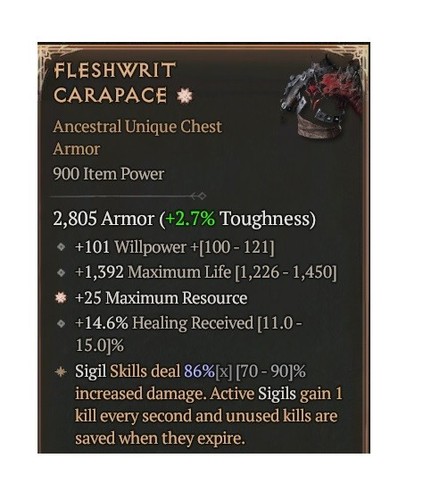 Diablo s13 fleshwrit - diablo, 4
