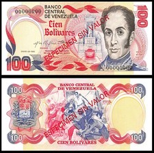BANCONOTA ESEMPLARE VENEZUELA