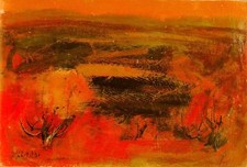 SACCARDI CARLO PAESAGGIO AL