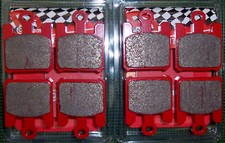 PASTIGLIE ANTERIORI BREMBO SA ROSSE PER KAWASAKI ZX-6R 636  2003-2004-2005-2006