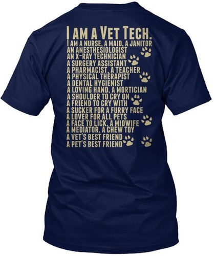 Shirt maglietta vet tech - t-shirt,