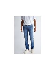 PANTALONE JEANS UOMO LIU JO FRANK MD M000P304 COTONE W03 BLU ORIGINALE PE 2024