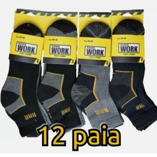 12 PAIA CALZE CALZINI UOMO DA