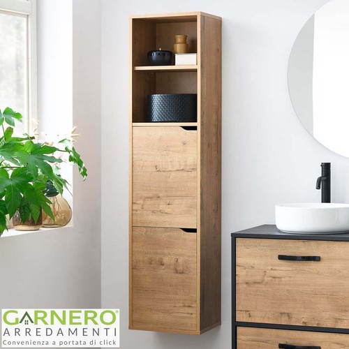 Colonna bagno sospesa rovere - , 2