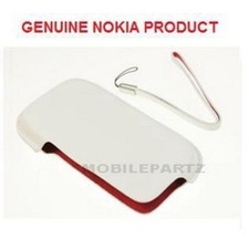 Custodia/custodia e cinturino originale bianca Nokia CP-277 per Nokia E5 E6 E71 E72