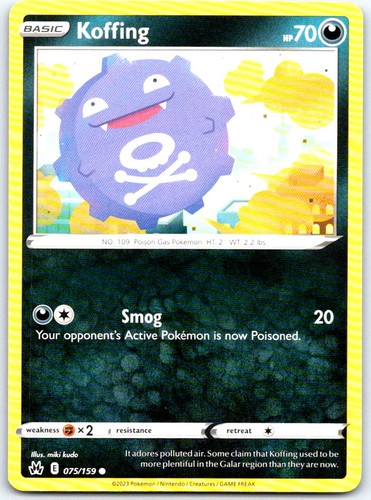 Koffing 075 159 common - koffing, crown