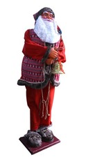 Babbo Natale rosso che canta e
