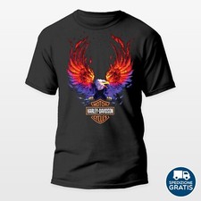 T-shirt  HARLEY DAVIDSON Maglietta uomo Motorcyclist Idea moto sport