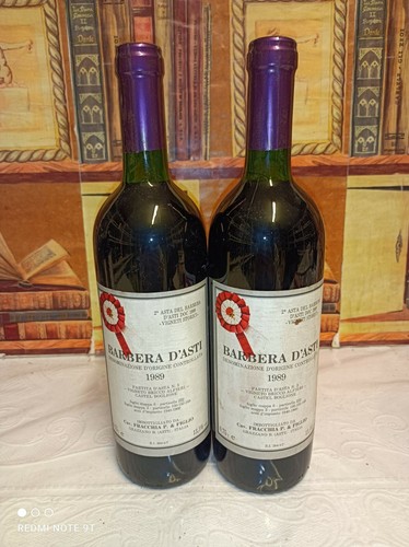 Vino 1989 barbera asti - 1989, d'asti