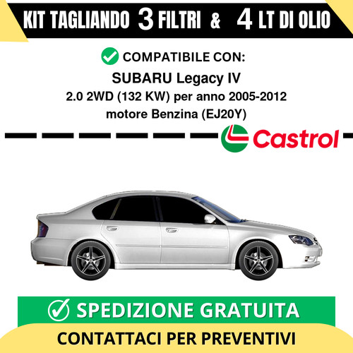 Tagliando per subaru legacy - tagliando, iv