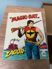 ZAGOR SCRITTA ROSSA N°66 MAGIC-BAT L.350 NOVEMBRE 1975 leggi interno