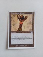 CARTA MAGIC MTG ITA 1999 SCETTRO DELLA ROVINA n 309/350
