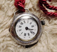 Orologio Monachina James Faure Locle Argento Lavorato Meccanica Remontoir 1870