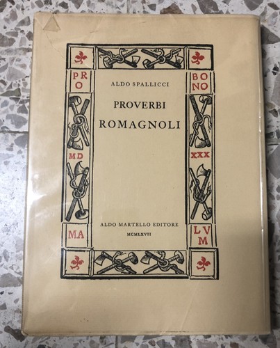 Libro proverbi romagnoli - libro,