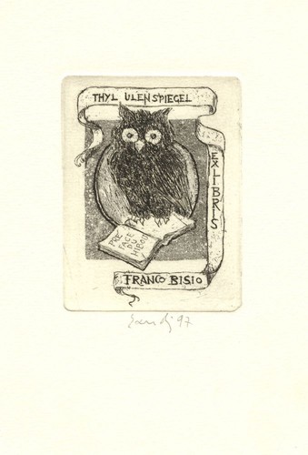 Exlibris bisio eandi - exlibris,