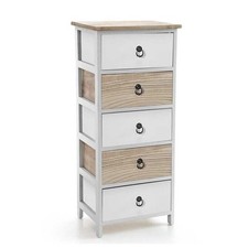 CASSETTIERA IN LEGNO CON 5