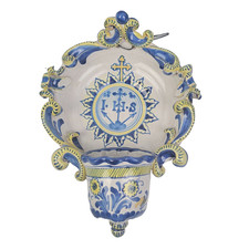 Acquasantiera Ceramica Nicola