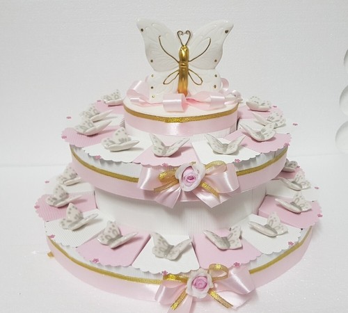 Torta bomboniera con farfalla - torta,
