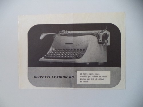 Advertising pubblicità 1949 - advertising,