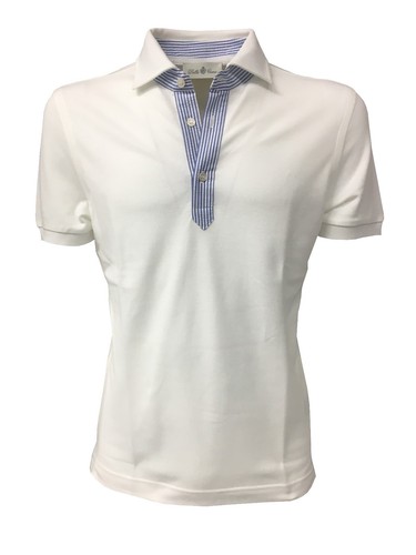 Polo uomo bianca della - uomo,