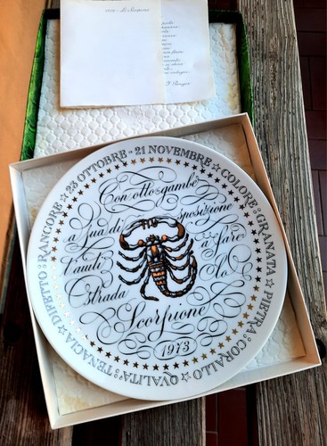 Piero fornasetti piatto serie - piatto,