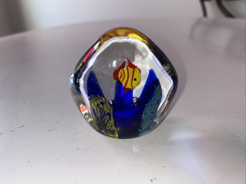 Fermacarte vetro murano - fermacarte, di