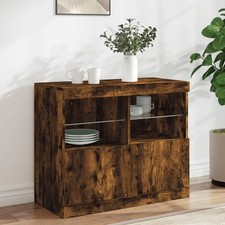 Credenza con Luci LED Rovere