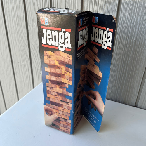 Vintage 1986 jenga - jenga, (1992