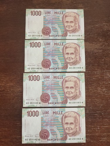 Italia 1000 lire montessori - 1000,