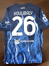 Maglia Napoli Koulibaly match worn issued shirt Flame EA7 stock pro preparata