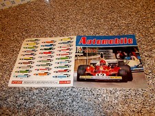 ALBUM AUTOMOBILE PANINI 1975 COMPLETO ORIGINALE Q.EDICOLA EX SIGILLATO +CEDOLA 