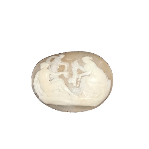 Cammeo antico oro achille teti - cammeo,