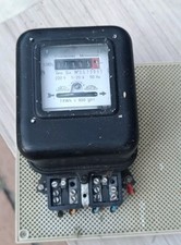 Contatore Elettrico Monofase Sacet Enel Roma Vintage Old