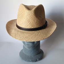 Cappello Uomo in Paglia Naturale – Stile Cowboy