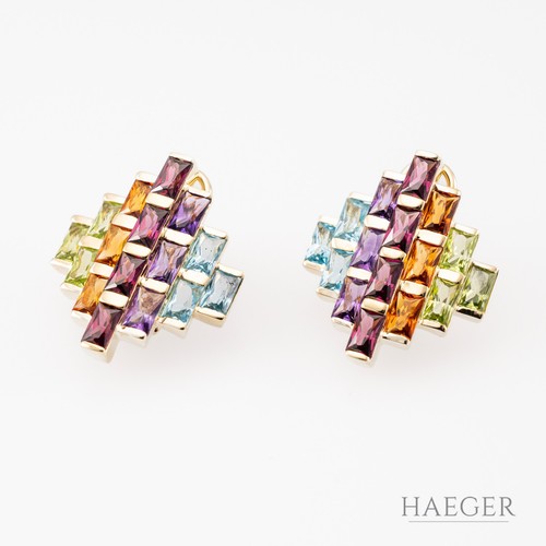 Orecchini stella rainbow - orecchini,