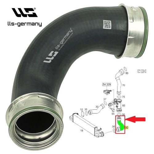 Tubo intercooler per mercedes - tubo,