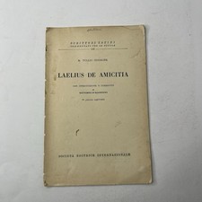 M TULLIO CICERONE LAELIUS DE