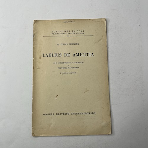 Tullio cicerone laelius de - cicerone,